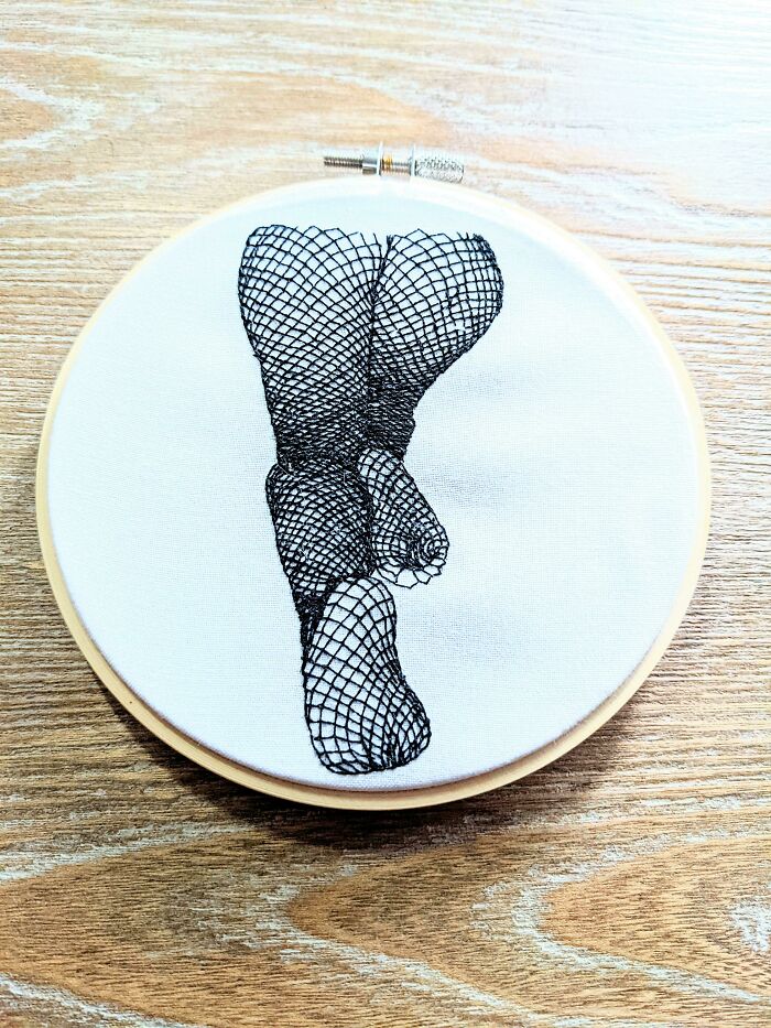 Loving How This Fishnet Piece Came Out !