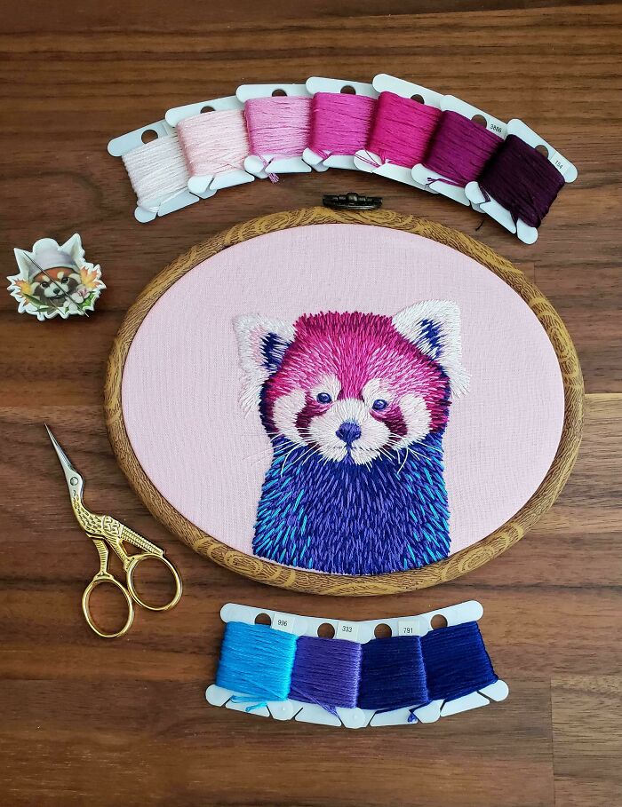 Anybody Like Red Pandas? How About Fuchsia Ones?