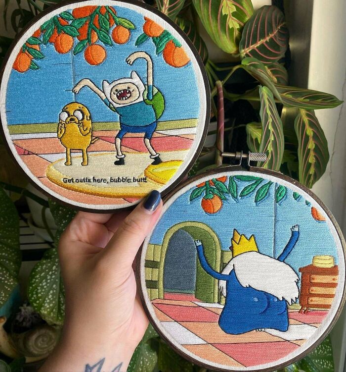 Some Of My Adventure Time Embroideries