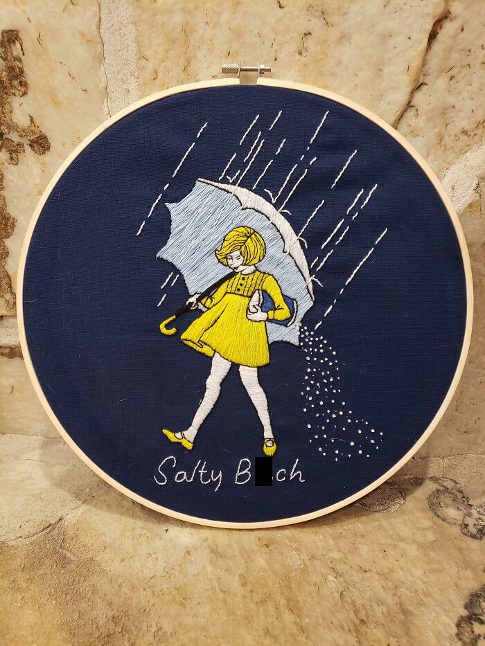 I Finished This Morton Salt Girl Project Yesterday And I'm So Proud!