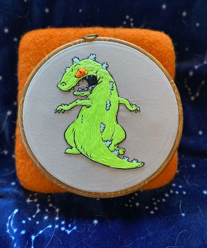Glow In The Dark Reptar With LED Eye
