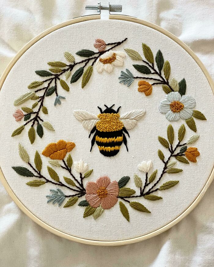 My Second Embroidery Kit Completed And I’m So Pleased!
