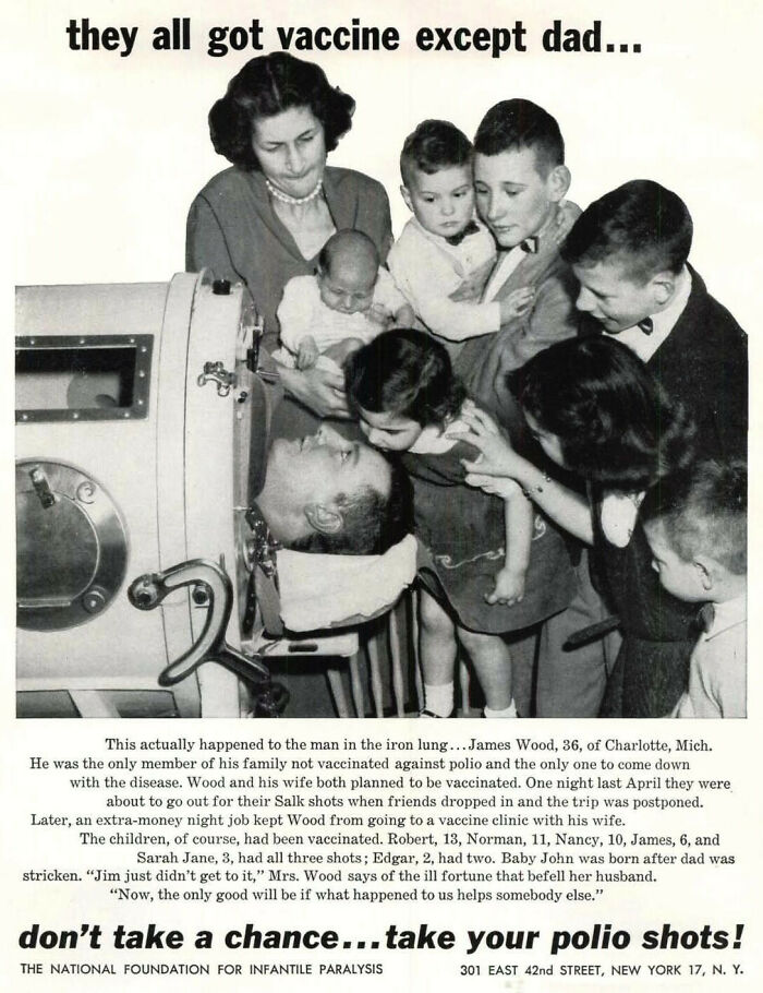 They All Got Vaccine Except Dad - Workbench Magazine - 1958