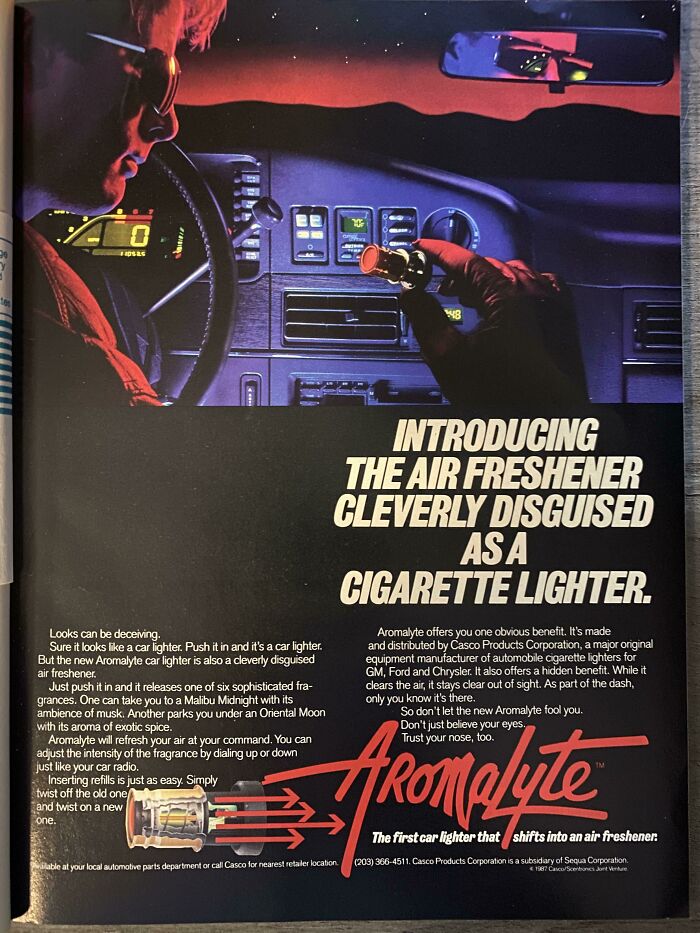 So Much 80’s Packed Into One Ad. 1987