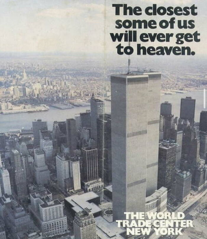 "The Closest Some Of Us Will Ever Get To Heaven" -- World Trade Center (1980)