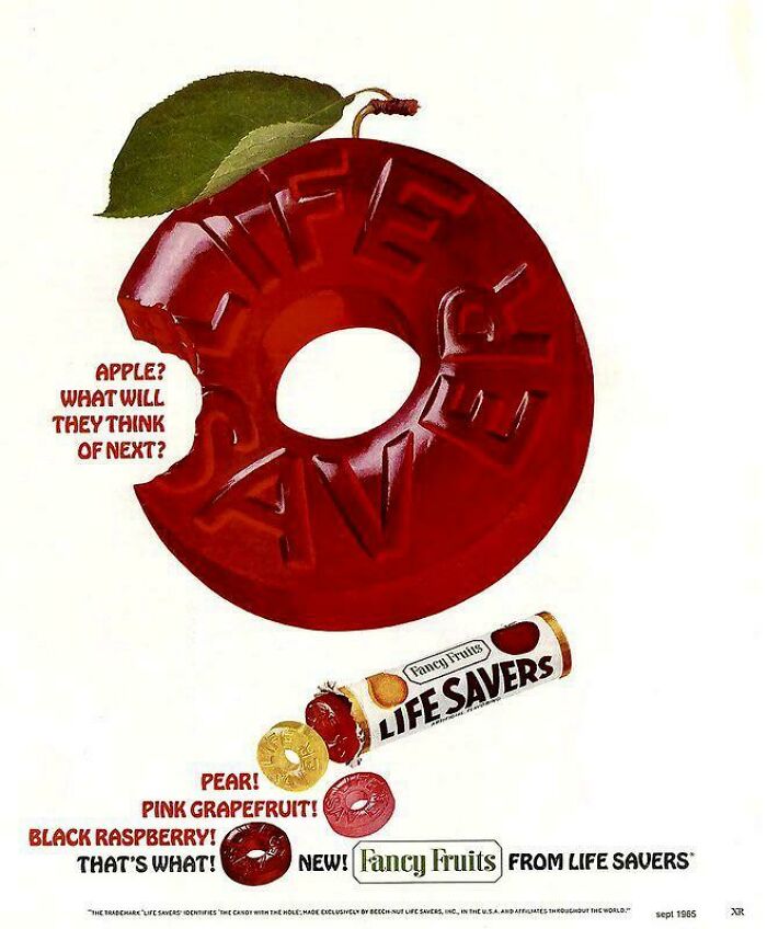 Life Savers ~ Fancy Fruits (1965)