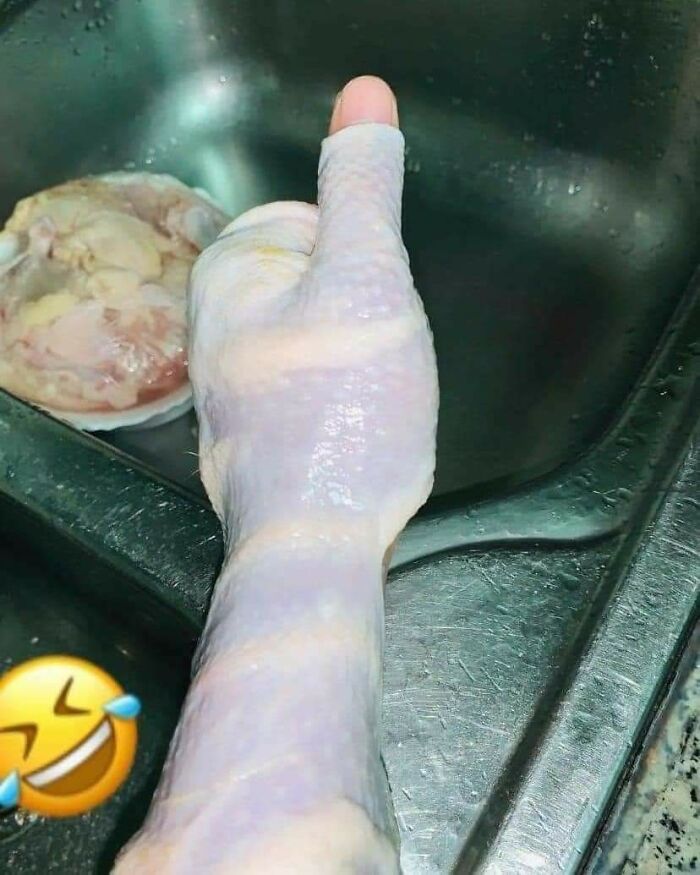 Found This Chicken Glove On Facebook