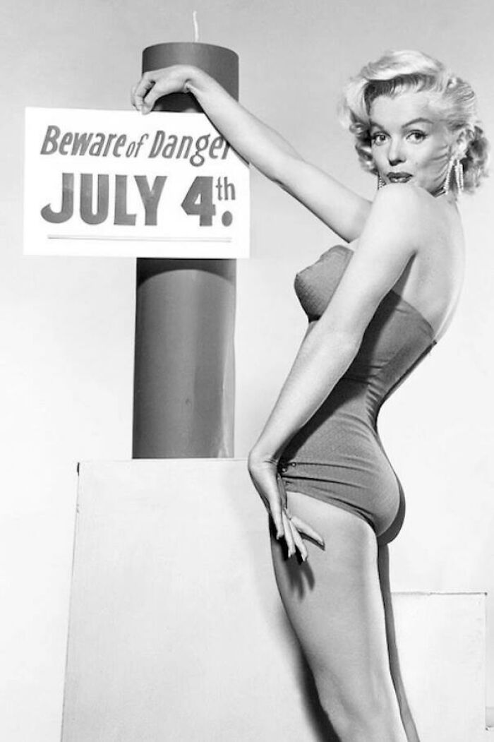 Marilyn Monroe Firework Safety Ad. 1952