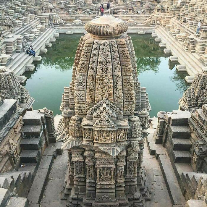 Sun Temple At Modhera, India Built In 1026 Ad [1080 X 1080]