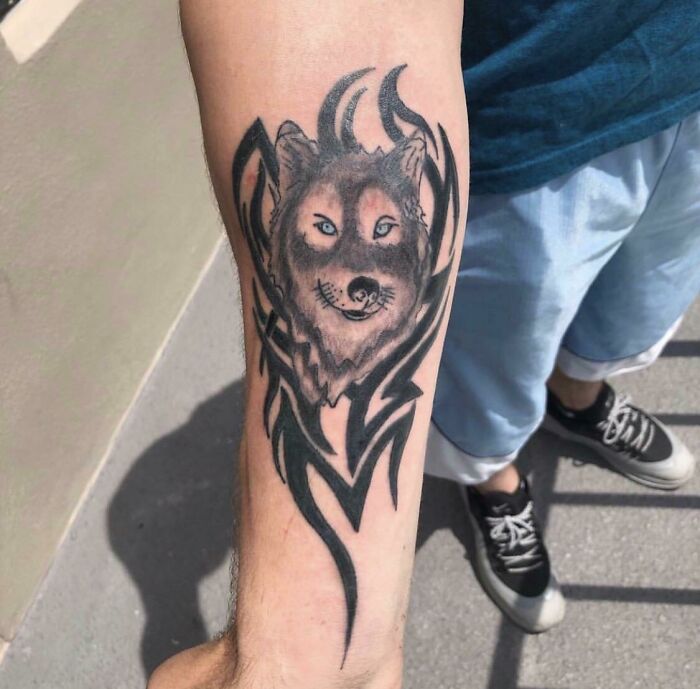 Found A Shop On Instagram Post This Wolf(?) Tattoo
