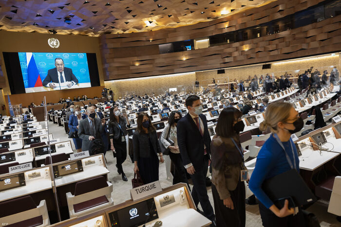 Members Of The Un Council Walked Out On The Speech Of Russia's Minister Of Foreign Affairs