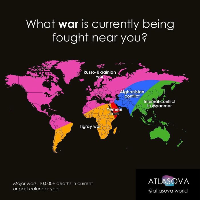 What War Is Currently Being Fought Near You?