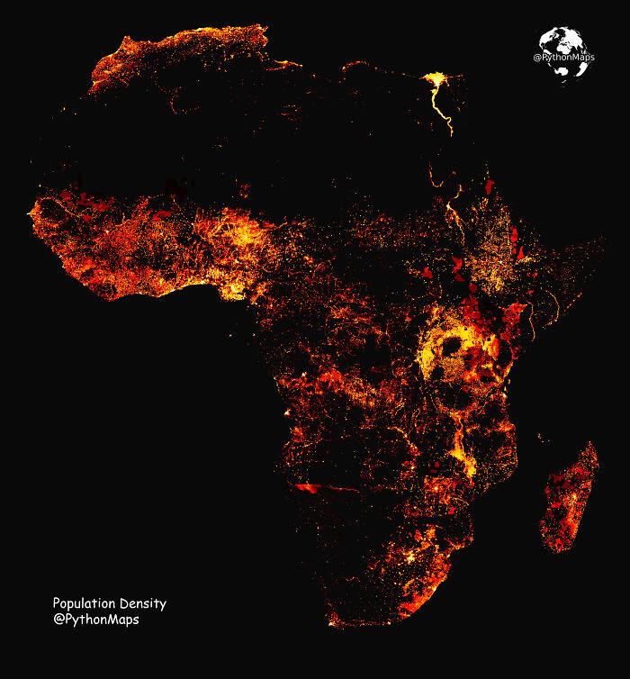 Population Density Of Africa! 