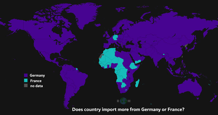 Does Country Import More From Germany Or France?