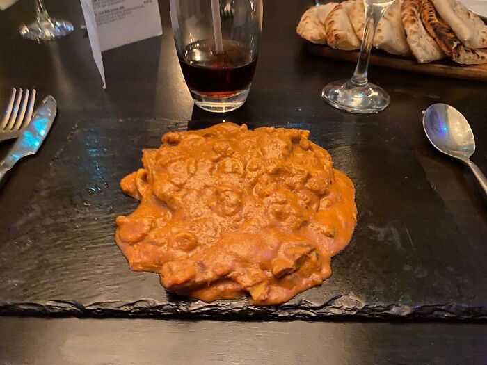 Friend Of A Friend's "Curry On A Tile". My Dog Was That Sick Once