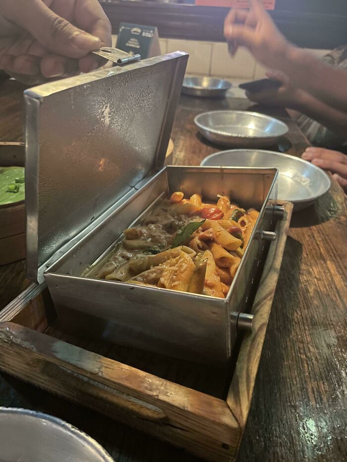 My Pasta Came In A Metal Box