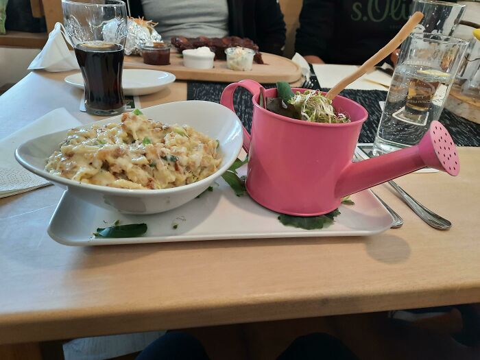 My Salad Came In A Watering Can