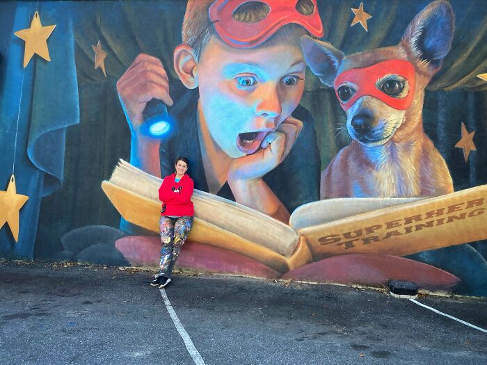 The Best Part About This Mural Is That I Put My Dog In It