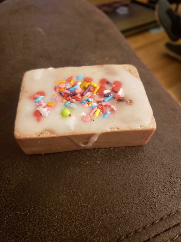 A Little Girl In My Sons Kindergarten Class Made Everyone Handmade Soap For Valentine's Day