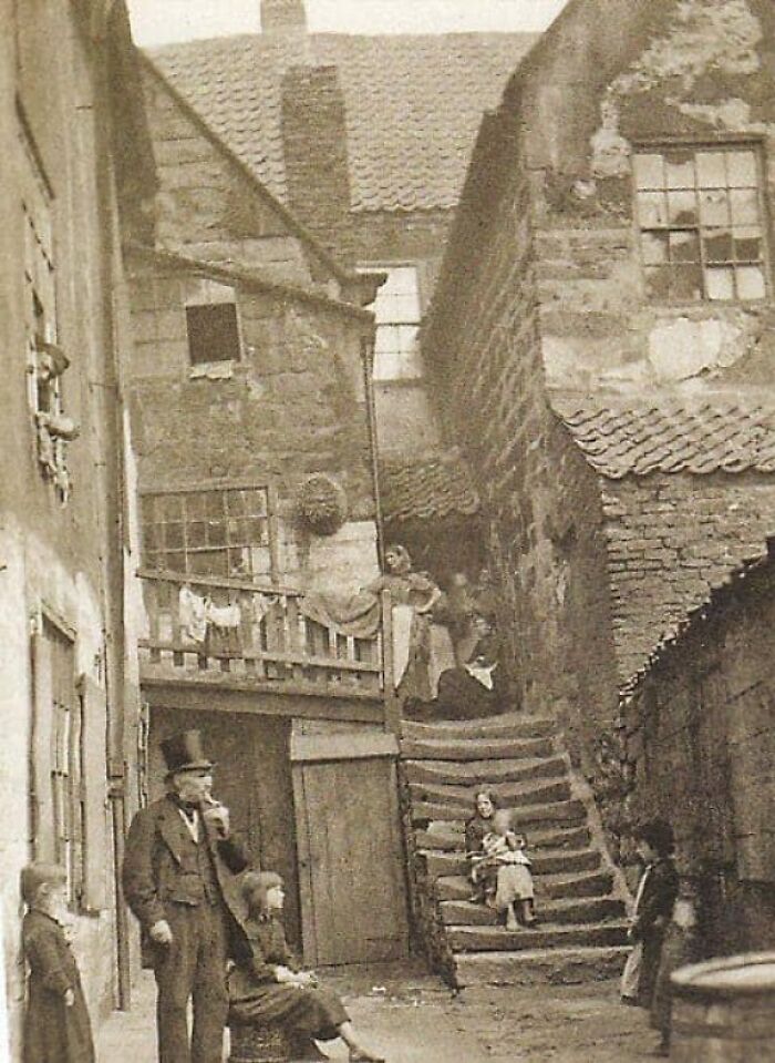 A Moment Of Daily Life In Whitby, England Otherwise Forgotten, Recorded Forever.