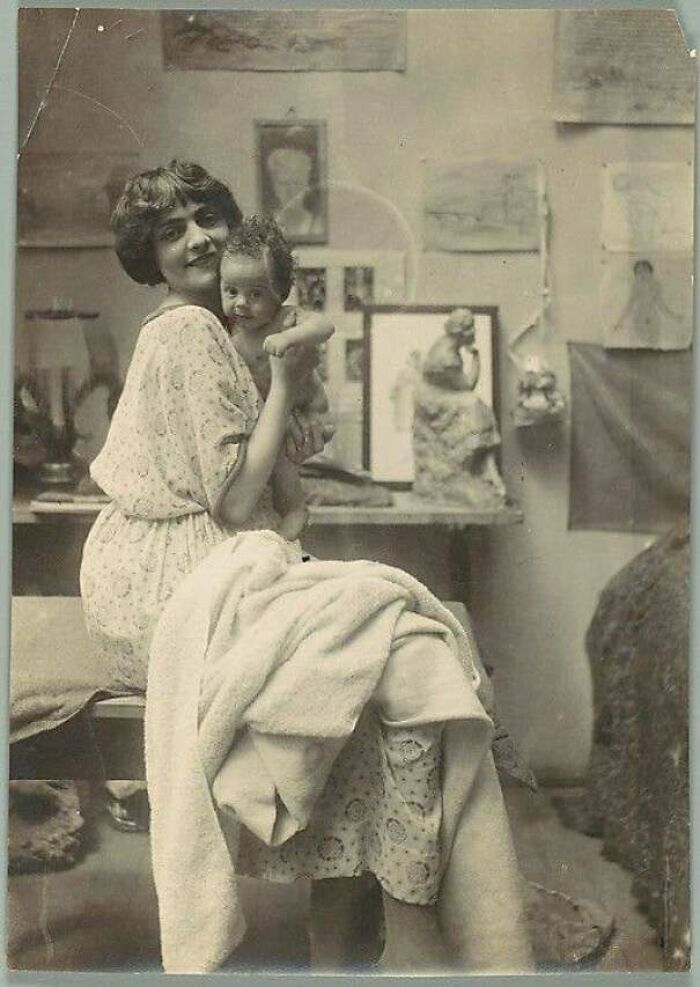Happy Mother's Day To All The Irreplaceable Moms Out There. To Be Loved By Mom Is To Be Given The World. (Photo Date, 1900)