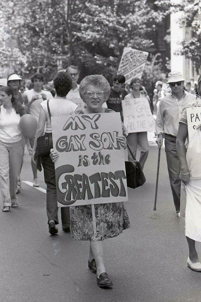 Greatest Mum, NYC Pride March, 1981