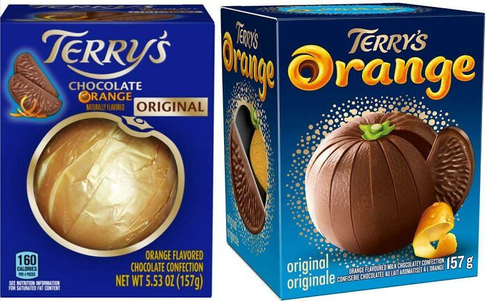 Terry's Chocolate Orange Is Now Just "Terry's Orange" With The Word "Chocolatey" In The Description