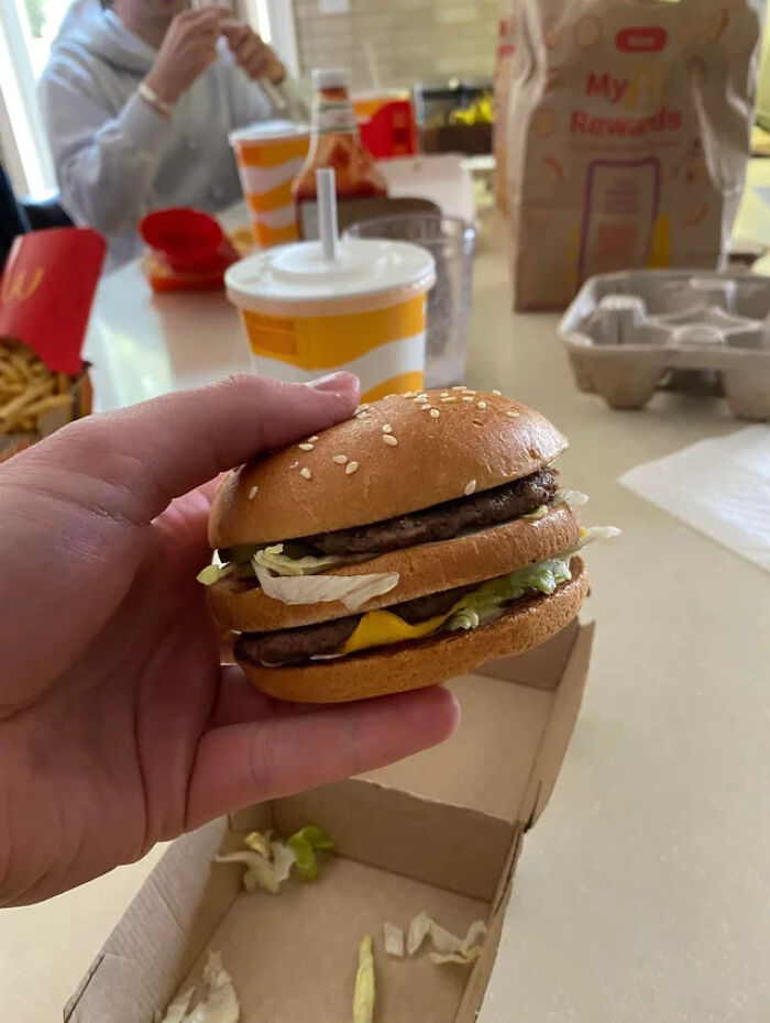 ¿Big Mac con el rayo reduflacionario?