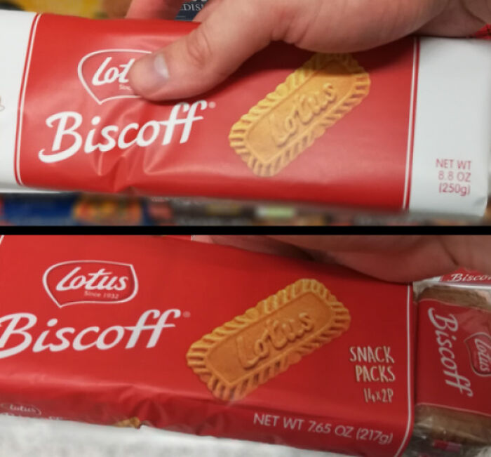 Biscoff 1.15oz Less For The Same Price!