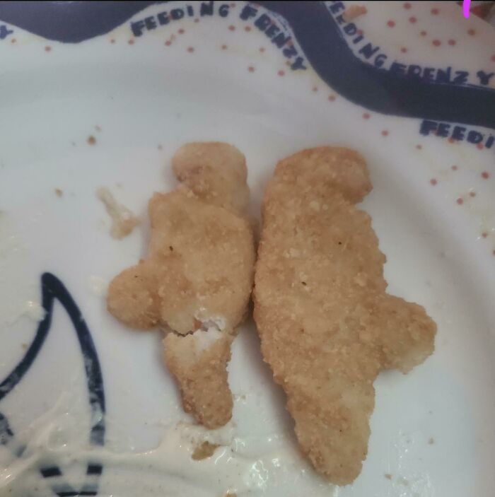 Ahora es serio... Mis Dino Nuggets también...