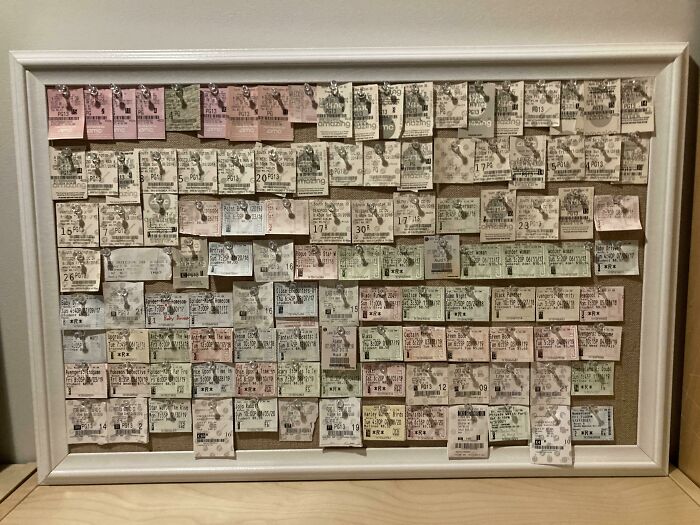 Here’s My First Decade Of Movies! Ticket Stubs From Ages 10 To 20. First And Last Films Are On The Same Date 10 Years Apart! Anyone Else Here Collect Stubs?