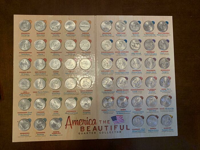 Just Finished My Collection Of America The Beautiful Quarters Released From 2010-21