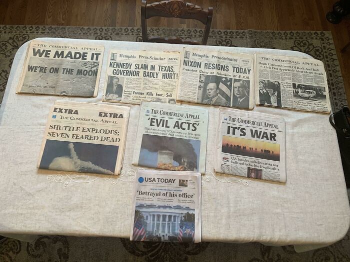 My Father’s Collection Of History-Making Newspaper Stories