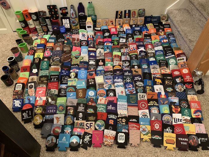 My Current Collection Of 416 Can Koozies