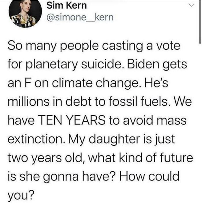 The Climate Is In Crisis And Biden Is In Debt To Fossil Fuel Industries; He Won’t Save Us Like Bernie Will