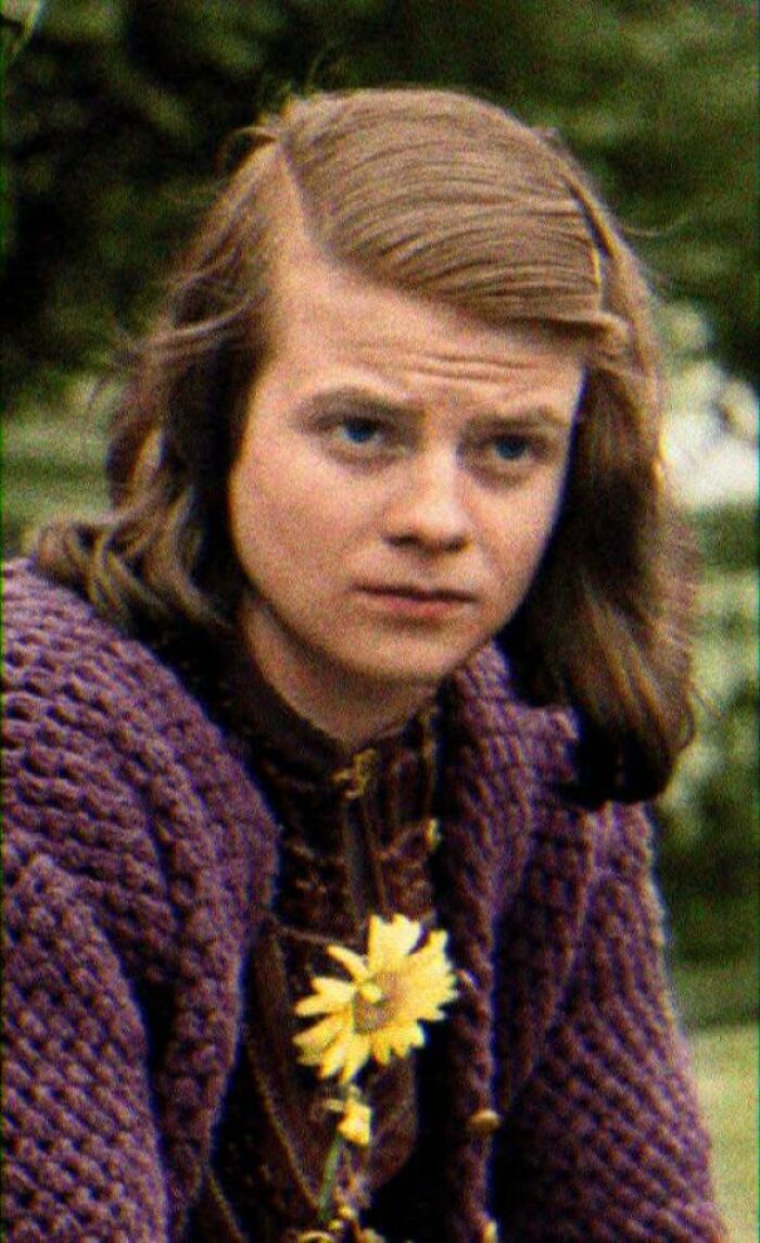 Sophie Scholl, Founder Of The White Rose Student Resistance Group During The Nazi Regime, Arrested For Distributing Anti-Nazi Leaflets With Her Brother, Executed By Guillotine At Age 22 For High Treason.  She Would