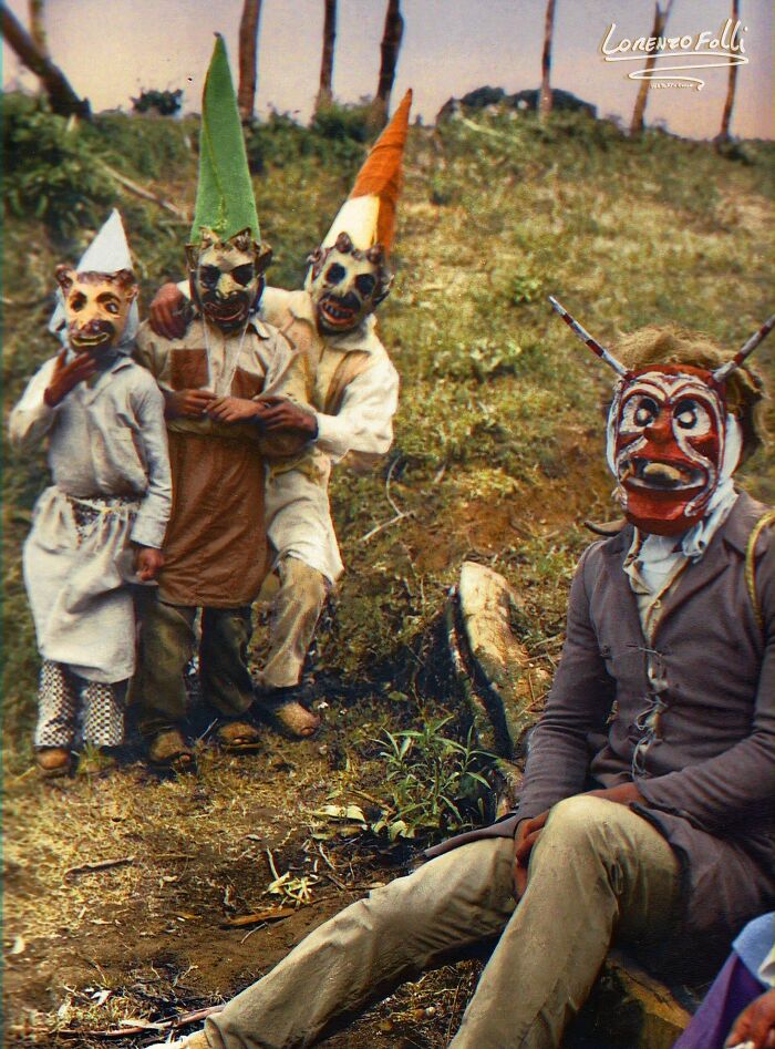 Halloween alrededor de 1900