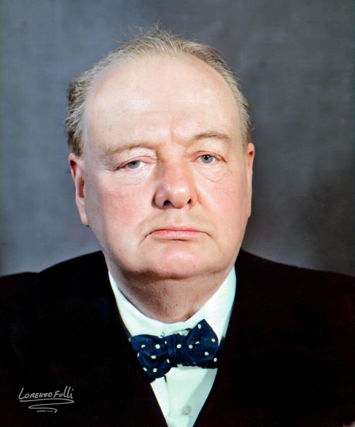 Winston Churchill , 1945.