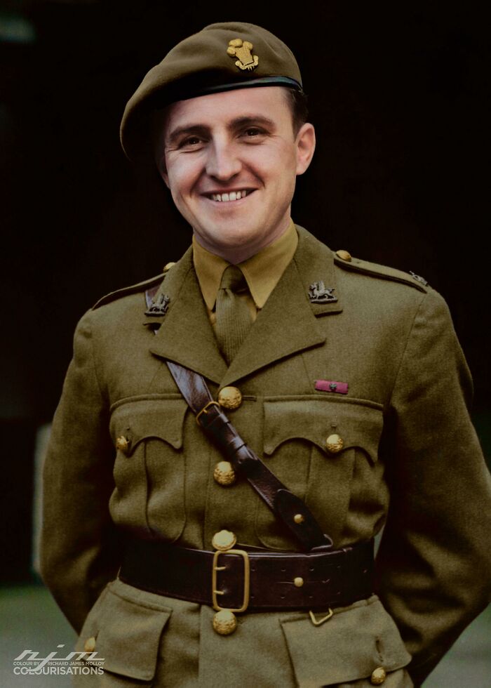 Portrait Of Tasker Watkins, Awarded The Victoria Cross: France, 16 August 1944.