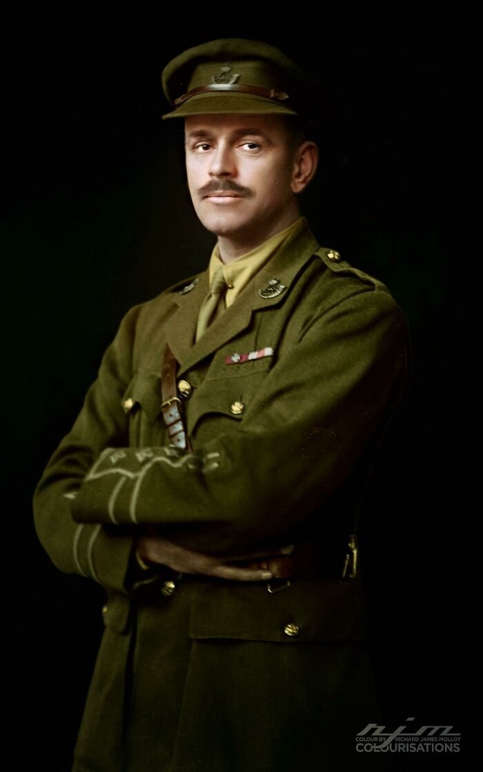 Portrait Of Arthur Moore Lascelles, Awarded The Victoria Cross: France, 7 November 1918.