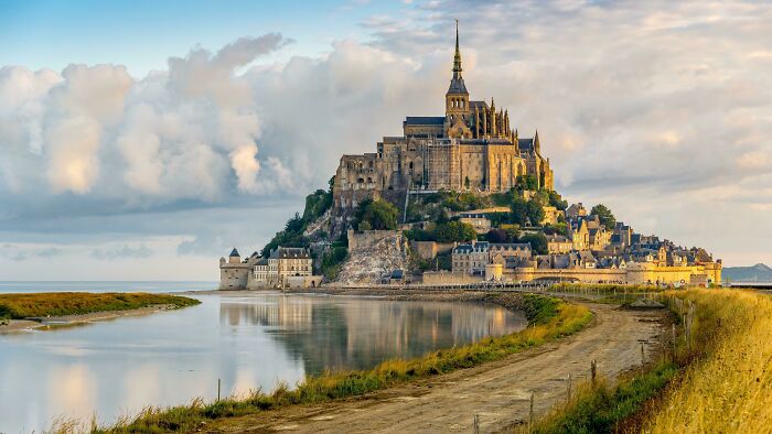 Le Mont Saint Michel, France— One Of The Inspirations For Minas Tirith