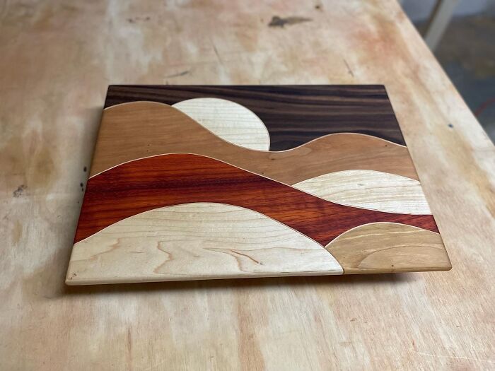 I Made This Mountain? Sand Dune? Cutting Board