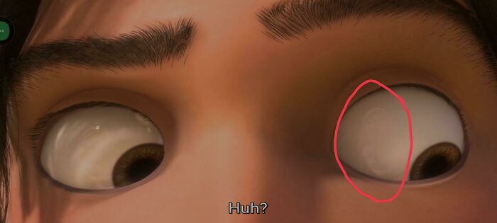 In Tangled(2010),after Flynn Wakes Up From Concussion. Rapunzel Reflection Can Be Seen In His Eye