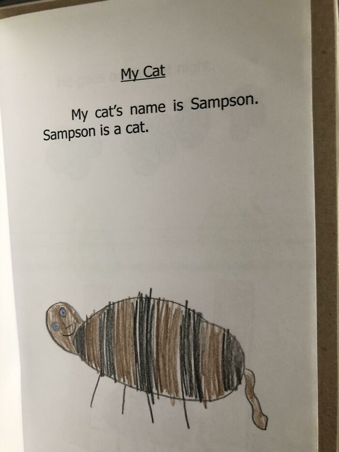 From A Book I Wrote In 1st Grade