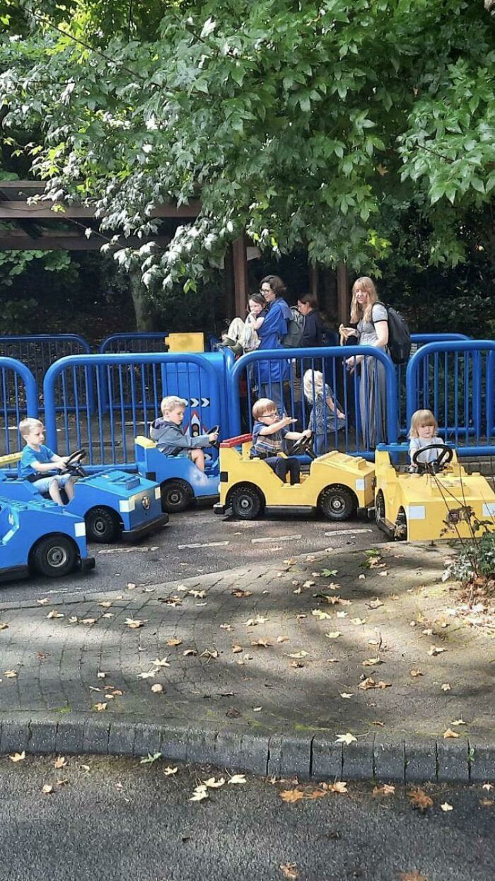 Kid Causing A Traffic Jam At Legoland