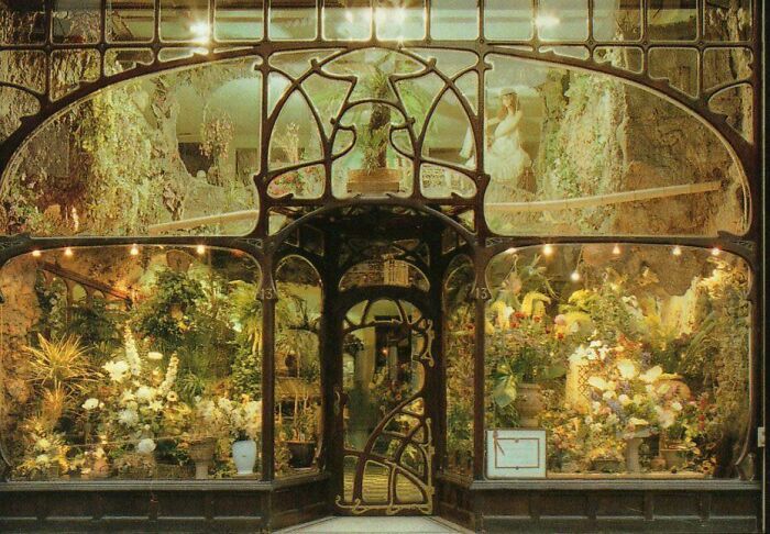 Beautiful Flower Shop Entrance In Brussels