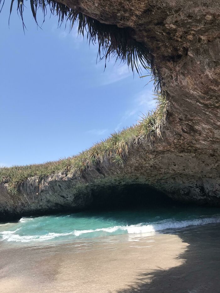 Hidden Beach In Mexico