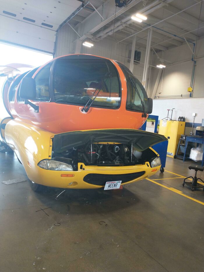 Got To Work On The Wienermobile Today