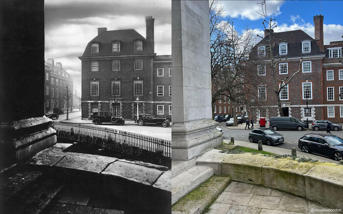 Smith Square, Westminster - 1920s vs. 2022