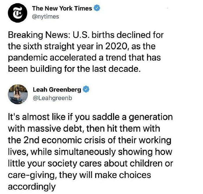 Millennials Are Ruining Population Stability